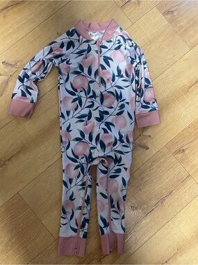 Kids Peach Print swimsuit